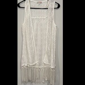 GB Fringe Tank Top Vest Size Medium